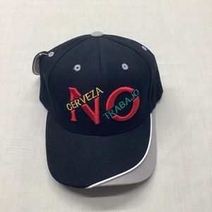 No Cerverza No Trabajo Logo Cap Hat SnapBack Trucker Hat Adjustable Embroidered